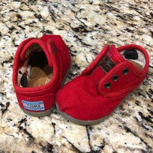 Red Baby Toms Shoes